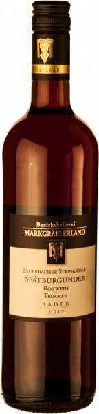 Markgräfler Spätburgunder Rotwein trocken 2020 Feuerbacher Steingäßle